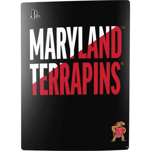 University of Maryland Terrapins Athletic Marks PS5 Console Skin